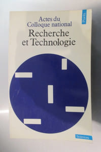 RECHERCHE et TECHNOLOGIE.