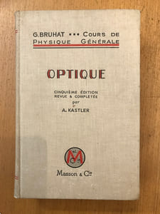 Cours de physique générale - Optique - 5e édition