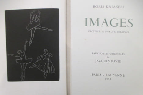 IMAGES. Recueillies par J.-C. Solovici - Eaux Fortes originales de Jacques David.. Boris Kniaseff