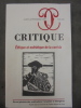 Critique Éthique et Esthétique de la Corrida. Août-Septembre 2007. Collectif