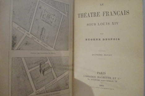 LE THEATRE FRANCAIS SOUS LOUIS XIV.. Eugène Despois