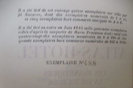 ATLAS-HOTEL suivi de LES FRENETIQUES LA VIE EN ROSE et de NOTE SUR LE THEATRE.