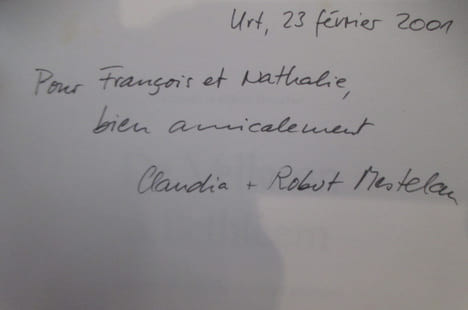 DE VELLERON à BETHLEEM. Carnet de marche de deux pèlerins. (avec un Envoi des Auteurs). Claudia et Robert Mestelan
