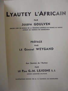 LYAUTEY L'AFRICAIN