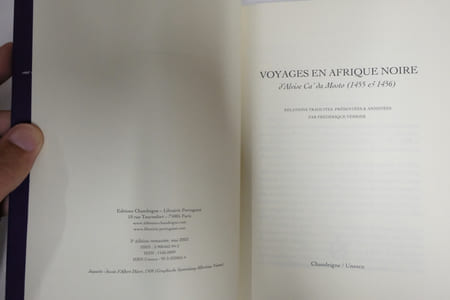 Voyages en Afrique noire d'Alvise de ca'da mosto (1455 & 1456)