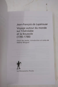 Jean-François de Lapérouse Voyade autour du monde sur L'Astrolabe et la Boussole