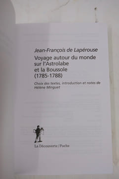 Jean-François de Lapérouse Voyade autour du monde sur L'Astrolabe et la Boussole
. Hélène Minguet