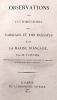 Observations sur les dimensions des vaisseaux et frégates dans la Marine Française.. TUPINIER (J.-M.);