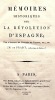Mémoires historiques sur la Révolution d'Espagne.. PRADT (Dominique Dufour de);