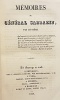 MEMOIRES par lui-même. . SARRAZIN (Général Jean);