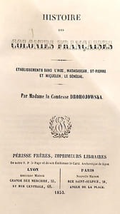 Histoire des COLONIES Françaises.