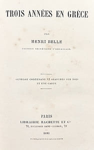 Trois années en GRECE.