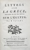 Lettres sur la GRECE, faisant suite de celles de l'Egypte.. SAVARY (Claude);