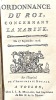 Ordonnance du Roi concernant la MARINE.. MARINE;