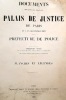 Travaux du Palais de Justice de Paris. Vue générale du projet.. PARIS;