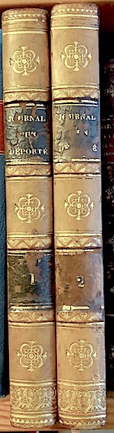 JOURNAL d'un député non jugé, ou déportation, en violation des lois, décrétée le 18 Fructidor An V (4 septembre 1797).