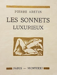 Les SONNETS LUXURIEUX.