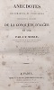 Anecdotes historiques et politiques pour servir à l'histoire de la conquête d'Alger en 1830.. MERLE (Jean-Toussaint);