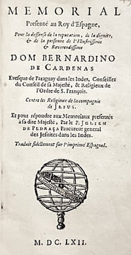 MEMORIAL présenté au Roy d'Espagne pour la défense de la réputation, de la dignité et de la personne de l'illustrissime et révérendissime Dom ...