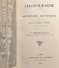ABLON-SUR-SEINE. Recherches historiques.. BONNIN (Abbé Pierre);