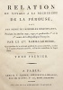 Relation du VOYAGE à la recherche de LA PÉROUSE, fait par ordre de l'Assemblée Constituante pendant les années 1791, 1792.. LABILLARDIERE (Jacques ...