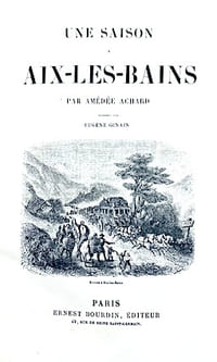 Une Saison à AIX-les-BAINS.