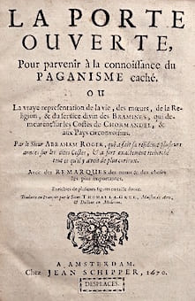 La Porte Ouverte, pour parvenir à la connoissance du PAGANISME Caché, ou la vraye représentation de la Vie, des Mœurs, de la Religion, & du Service ...