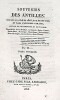 Souvenirs des ANTILLES. Voyage en 1815 et 1816, aux Etats-Unis, et dans l'archipel Caraïbe ; aperçu de Philadelphie et New-York ; Descriptions de la ...