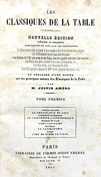 Les Classiques de la TABLE. 