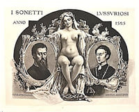 Les Sonnets luxurieux de L'Arétin. Texte italien avec traduction française en regard précédés de la notice et des commentaires d'Isidore Liseux. Et publiés pour la première fois avec la suite complète des dessins de Jules Romain d'après des documents originaux.