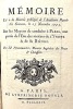 MEMOIRE lu à la rentrée publique de l'Académie Royale des Sciences, le 15 novembre 1775. Sur les moyens de conduire à Paris, une partie de l'eau des ...
