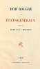 Dom BOUGRE aux Etats-généraux, attribué à Restif de La Bretonne.. CURIOSA;