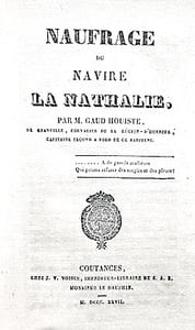 NAUFRAGE du navire "La Nathalie".