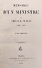 MEMOIRES d'un Ministre du Trésor Public 1780 - 1815.. MOLLIEN (Comte);