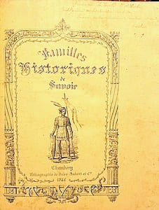 Familles historiques de SAVOIE. Les Seigneurs de Compey.
