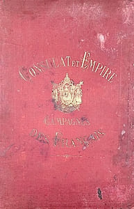 Campagnes des Français sous le Consulat et l'Empire. Album de cinquante-deux batailles et cent portraits des maréchaux, généraux et personnages les plus illustres de l'époque et le portrait de Napoléon Ier accompagné d'un fac-similé de sa signature. Collection de soixante planches, dite Carle Vernet.