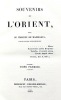 Souvenirs de l'ORIENT.. MARCELLUS (Vicomte de);