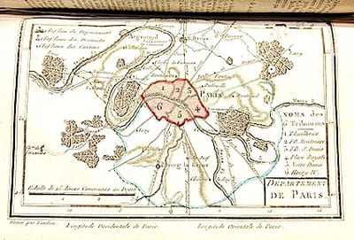 La RÉPUBLIQUE FRANÇAISE en LXXXIV départemens; Dictionnaire géographique et méthodique destiné aux administrateurs, négocians, gens d'affaire et à ceux qui étudient la géographie de la France.