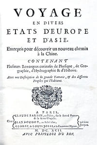 Voyage en divers Etats d'Europe et d'Asie, entrepris pour découvrir un nouveau chemin à la Chine.