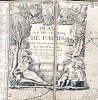 Plan de la ville et faubourg de Paris, avec tous ses accroissemens et la nouvelle enceinte des barri&egrave;res de cette capitale.. PLAN DE PARIS;
