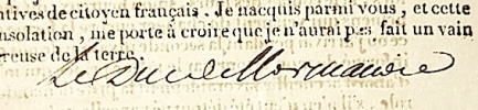 LOUIS-CHARLES DE BOURBON, Duc de Normandie, fils de l'infortuné Louis XVI, à ses concitoyens.. RICHEMONT;