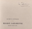 Documents Scientifiques de la Mission Saharienne : Mission FOUREAU-LAMY. D'Alger au Congo par le Tchad.. FOUREAU (F.);
