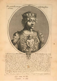Portraits des Rois de France avec un sommaire discours contenant les principales actions de leur règne, leurs naissances, mariages, decez et autres remarques curieuses. Depuis Pharamond jusques au Roy Louis XIIII.
