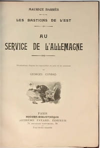 Les Bastions de l'Est. Au service de l'Allemagne.