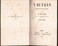 Vautrin, drame en cinq actes, en prose. Deuxième édition.