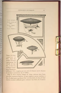 La Navigation aérienne par ballons dirigeables.