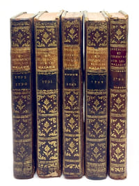 ALMANACH VÉTÉRINAIRE Années 1782-1790 ; 1791 ; 1792 ; 1793 ; 1794.