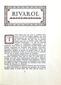Rivarol.