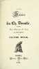 Le Sylphe, Poésies de feu Ch. Dovalle, précédées d'une Notice par M. Louvet, et d'une Préface par Victor Hugo.. DOVALLE Charles.