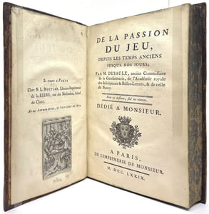 De la Passion du Jeu depuis les temps anciens jusqu’à nos jours.